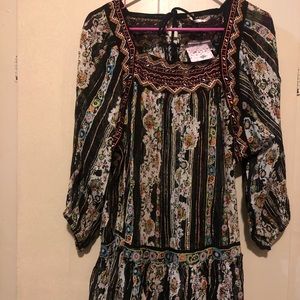 NWOT Free People “More Than A Feeling” Tunic
